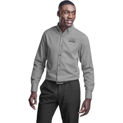 Mens Long Sleeve Nottingham Shirt Model